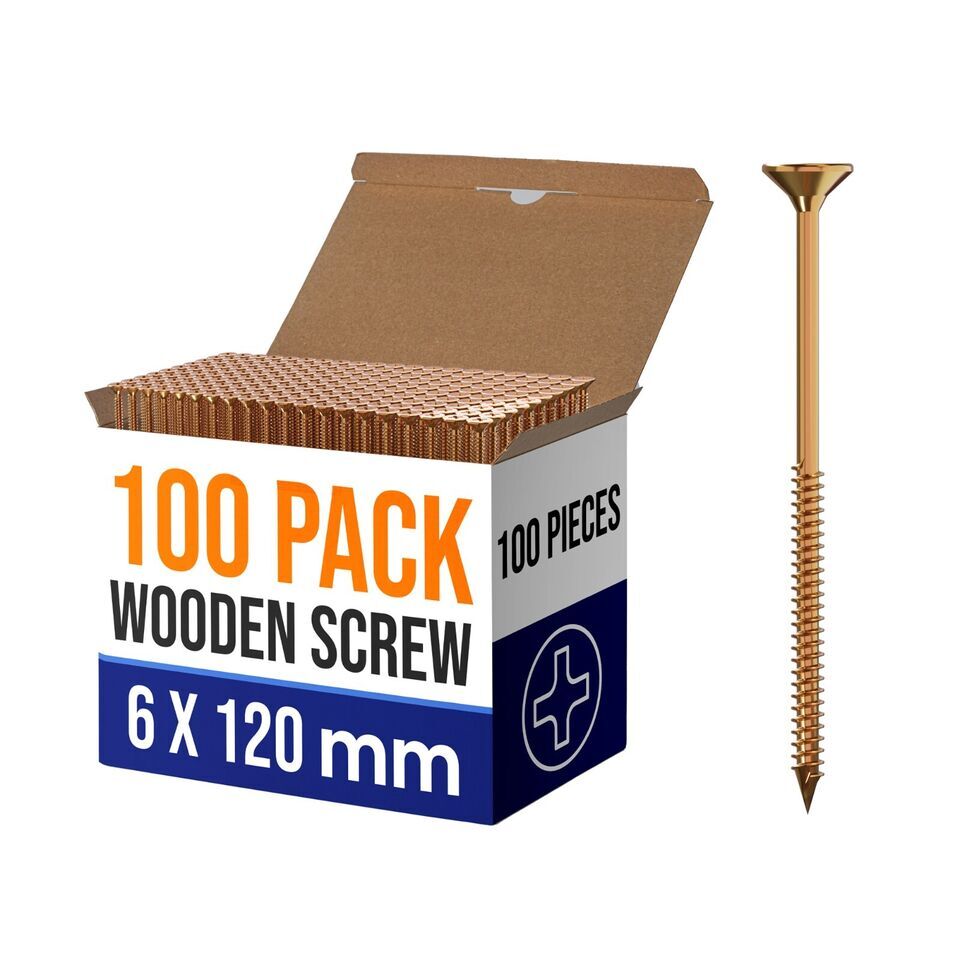 Flat Head Self Tapping Wood Screws Countersunk