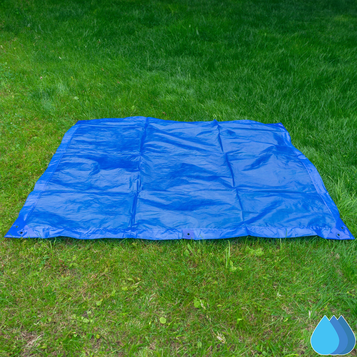 Blue Tarpaulin 3m x 3m M-Grade 100 GSM