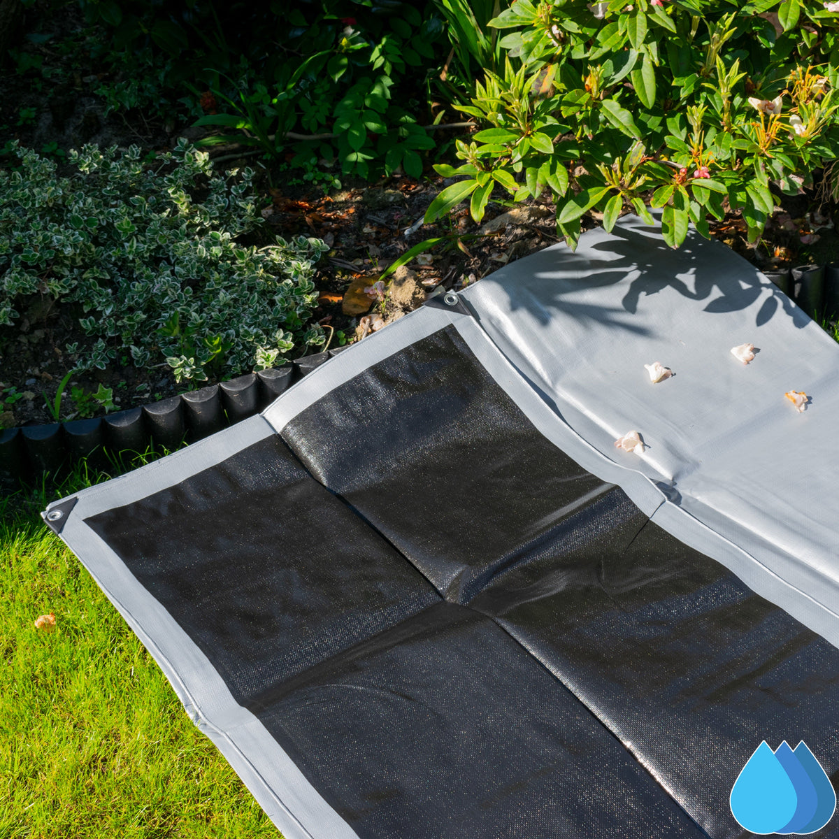 Silver Tarpaulin 4m x 6m XL-Grade