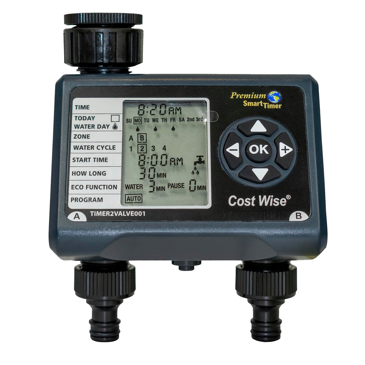 Double Outlet Water Timer
