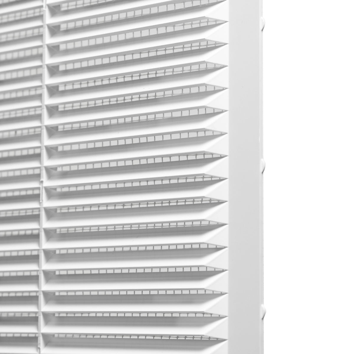 White Vent with Fly Screen, 235mm x 235mm