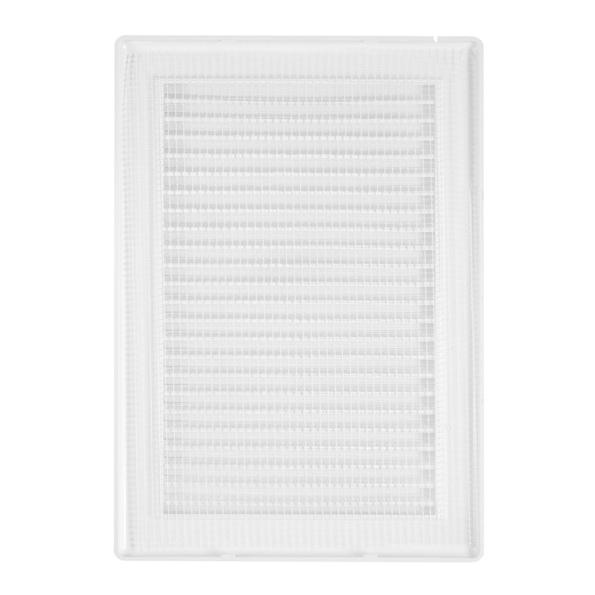 White Duo Smart Vent with Fly Mesh - 140mm x 210mm