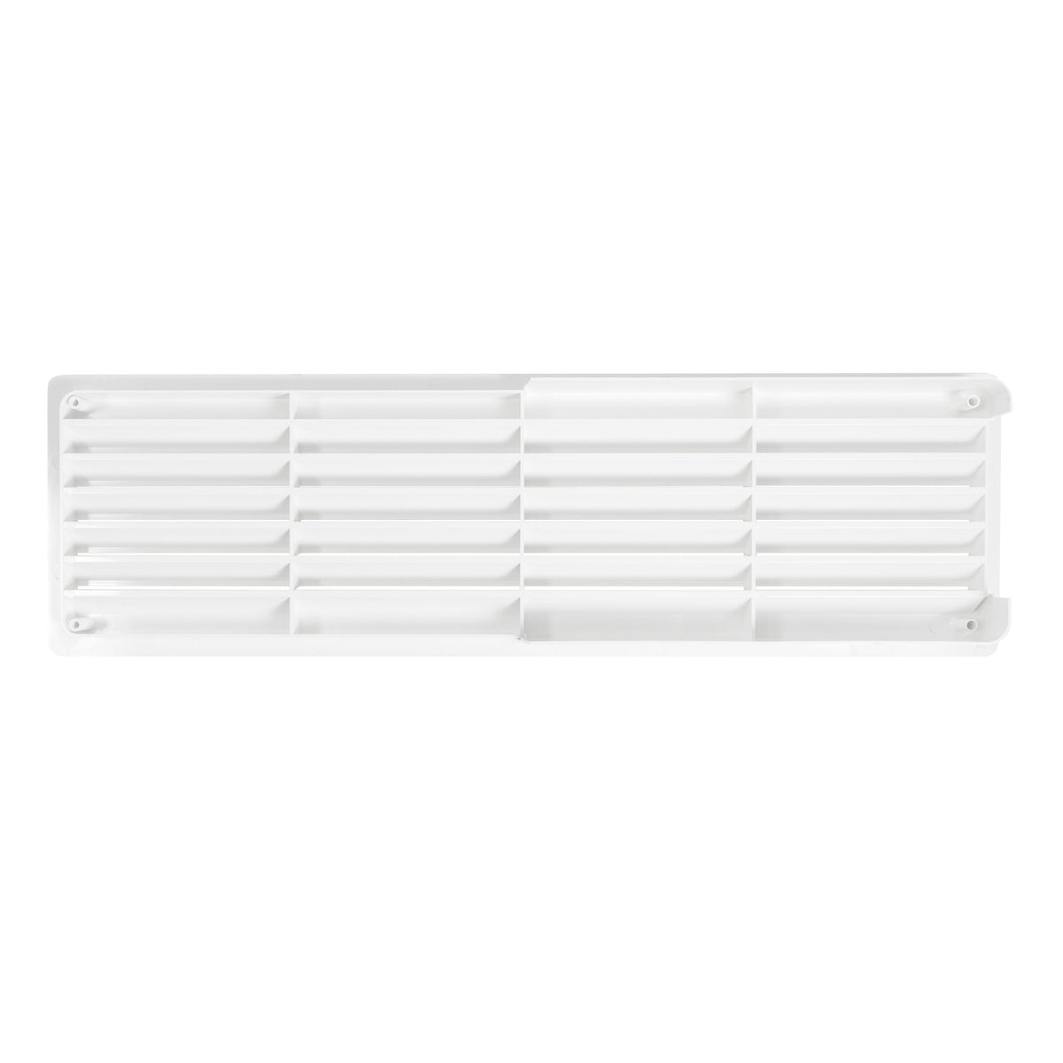 White Rectangle Door Vent, 90mm x 445mm