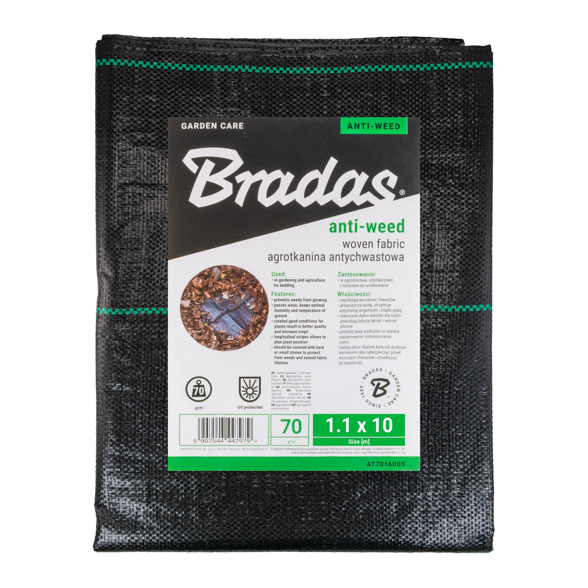 Woven Weed Membrane 1.1m x 10m - 70gsm