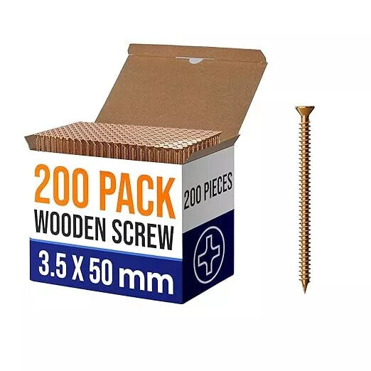 Flat Head Self Tapping Wood Screws Countersunk