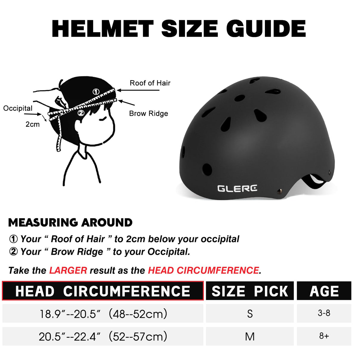 Glerc Kids Bike Helmet - 7 Colour Options