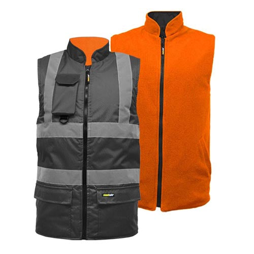 Hi Vis Reversible Bodywarmer - HV010 / HV037