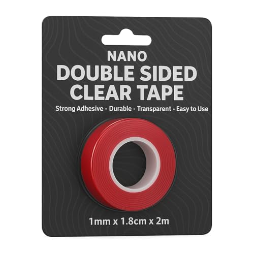 2 Rolls Heavy Duty Waterproof Double Sided Nano Tape 18mm x 2m
