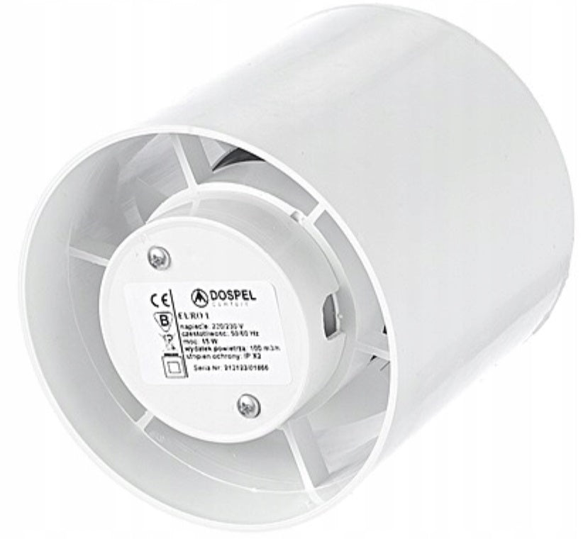 Bathroom Extraction Fan - Euro Axial 150mm