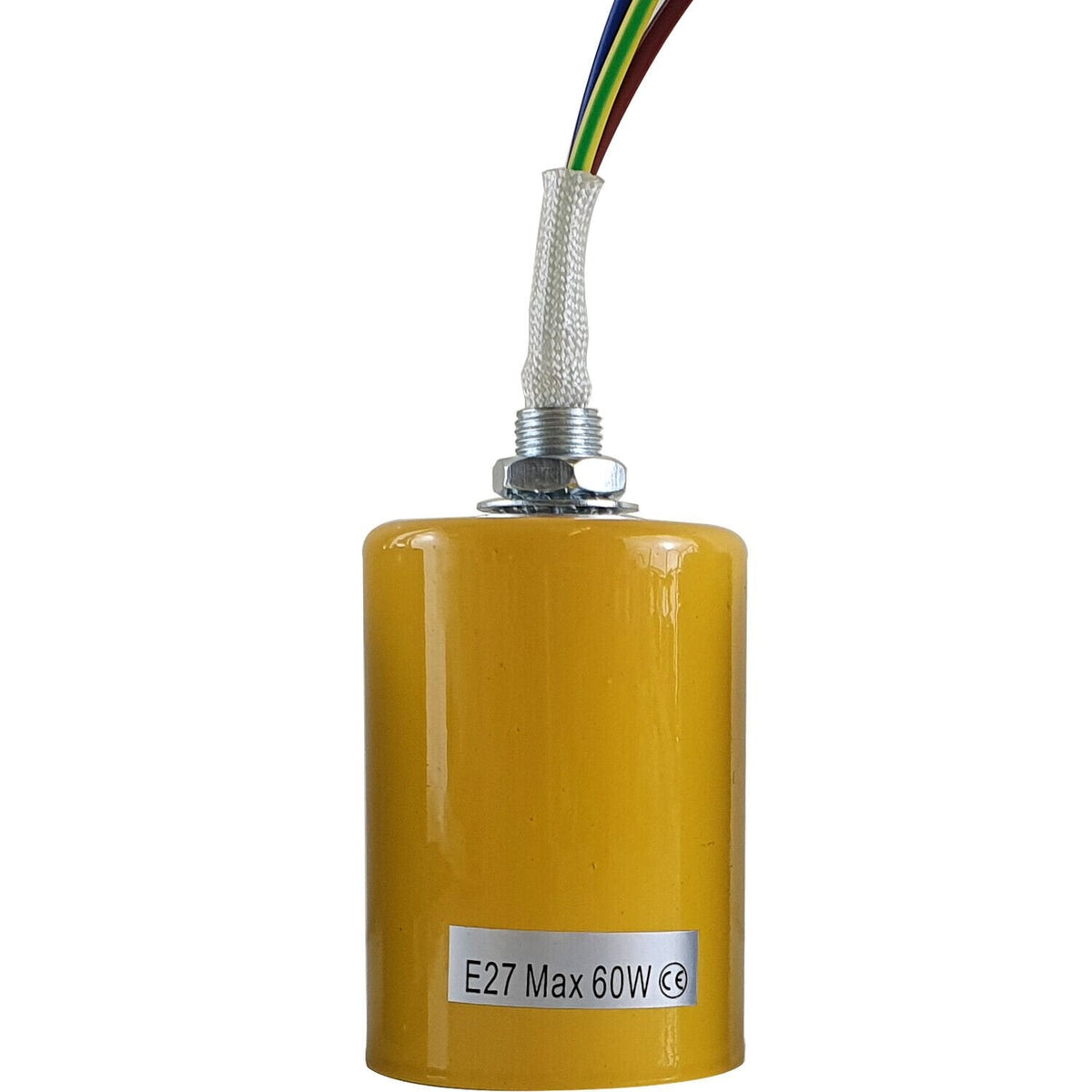 E27 Edison Screw Socket Light Bulb Holder Fitting - 6 Colour Options