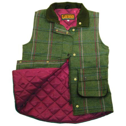 Ladies Game Tweed Gilet