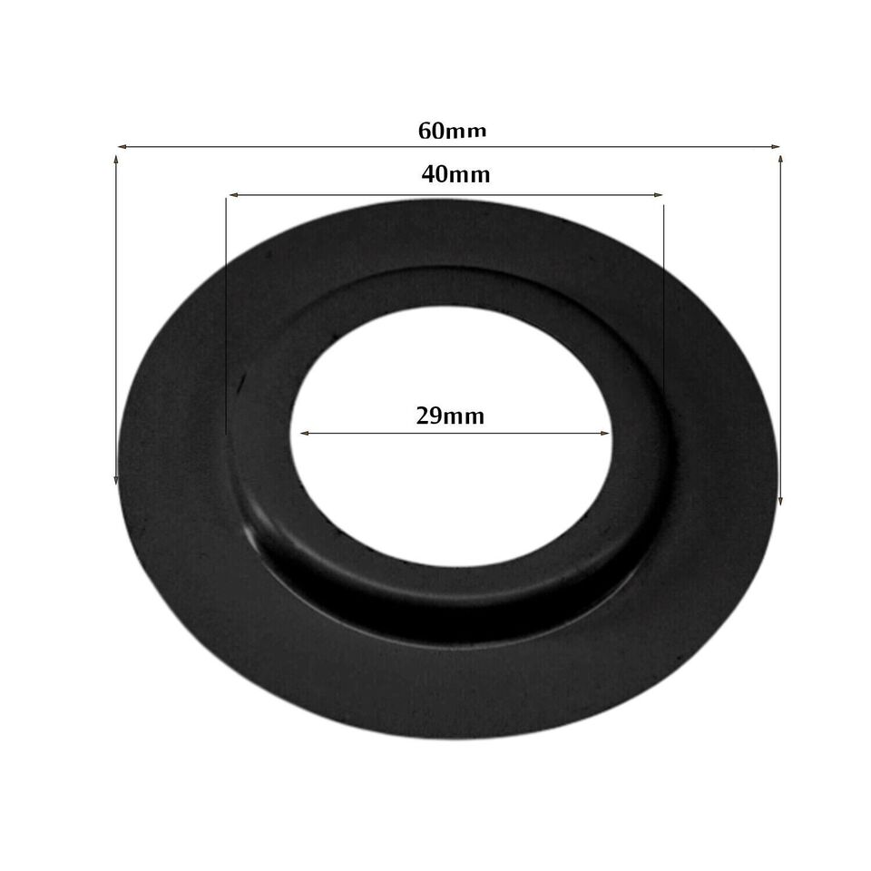 Metal Lampshade Reducer Ring Plate Light Fitting - 2 Pack