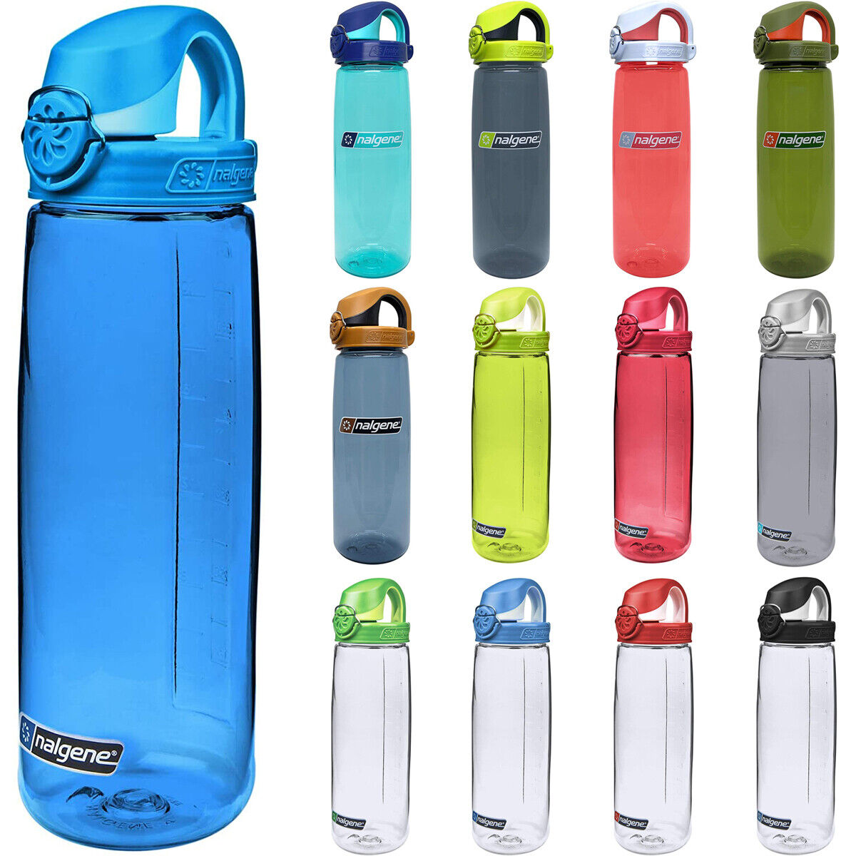 Nalgene Lock-Top 680ml On-the-Fly Sustain Bottle - 10 Colour Options