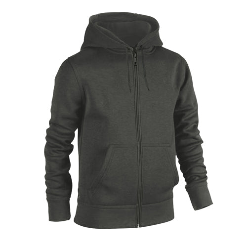 Mens Plain Zip Hoodie