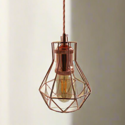 Ceiling Light Shades Wire Cage Shade - 8 Options