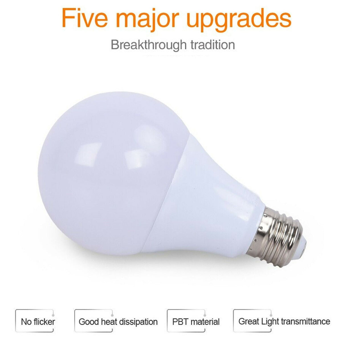 LED A60 E27 25W CoolWhite 6000K Non-Dimmable GLS Bulb (Energy Saving )