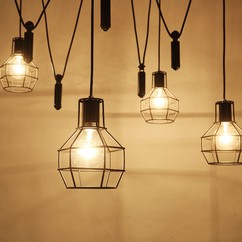 Ceiling Light Shades Wire Cage Shade - 8 Options