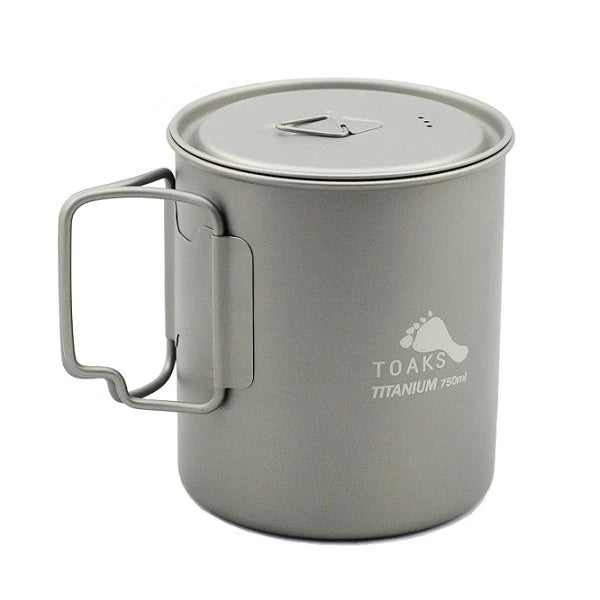 TOAKS Titanium Lightweight Pot with Lid 750ml / 900ml
