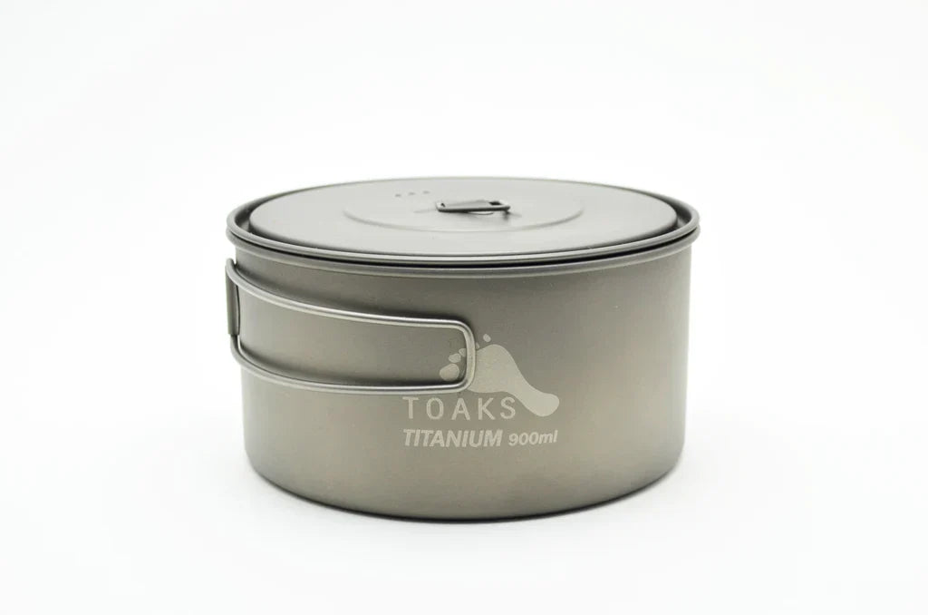 TOAKS Titanium Lightweight Pot with Lid 750ml / 900ml
