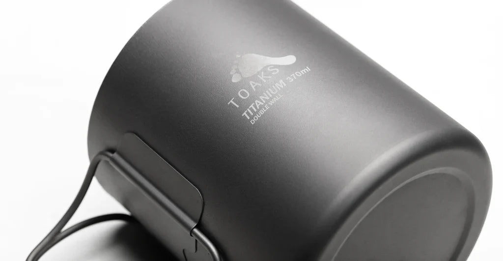 Toaks Titanium Double Wall Mug (370ML or 450ML)