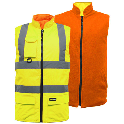 Hi Vis Reversible Bodywarmer - HV010 / HV037