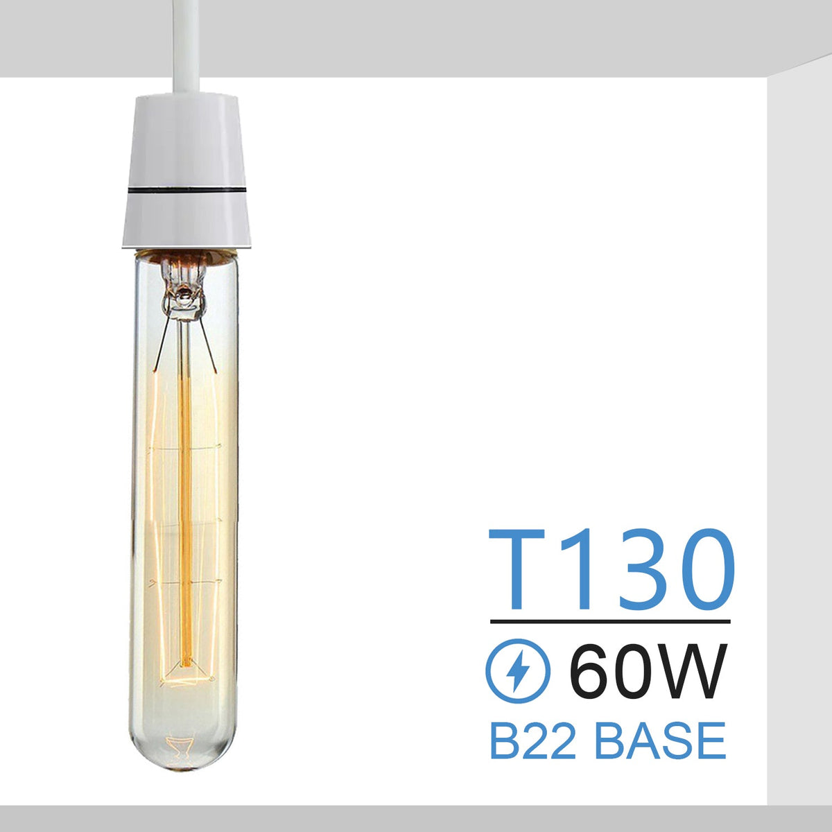 Vintage Edison B22 LED Filament Bulb - Dimmable