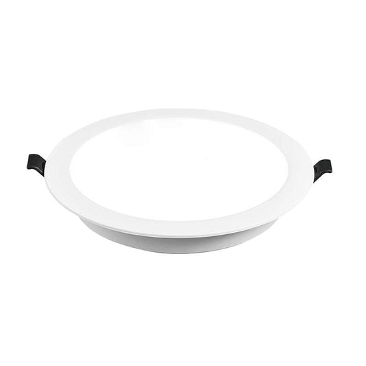 Modern LED Recessed Ceiling Round Panel DownLight - Warm White