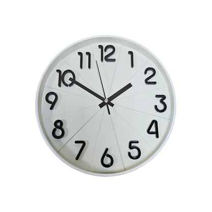 Round Creative Silent Wall Clock - 3 Colour Options