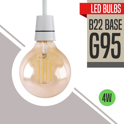 Vintage Edison B22 LED Filament Bulb - Dimmable
