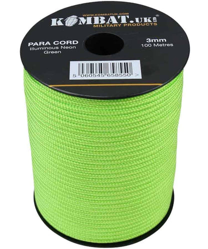 ParaCord 3mm on 100m Reel - 7 Colour Options