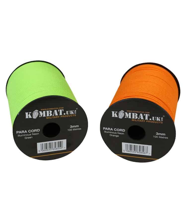ParaCord 3mm on 100m Reel - 7 Colour Options