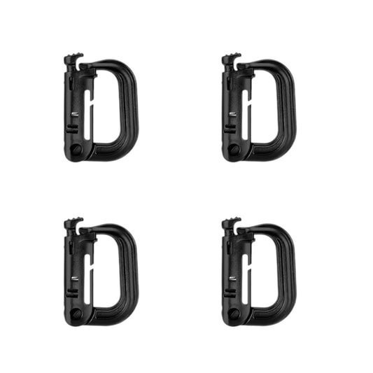 Tactical Molle D Clips - Pack of 4