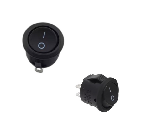 Round Rocker Switch Automotive KCD11 250v 3A