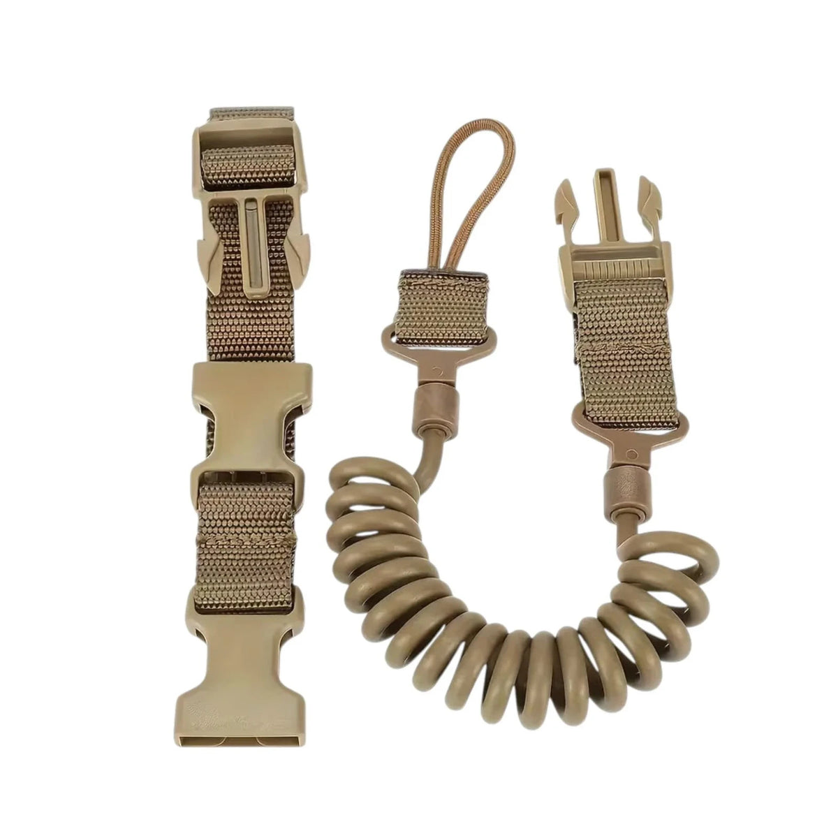 Tactical Airsoft Pistol Lanyard Coil
