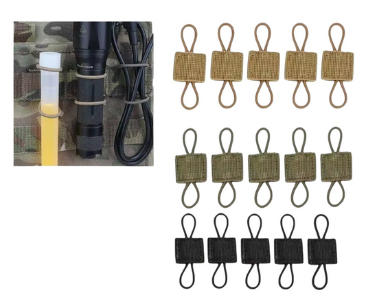 Molle Straps - Gear Retainer Loops  Bushcraft Airsoft Tactical