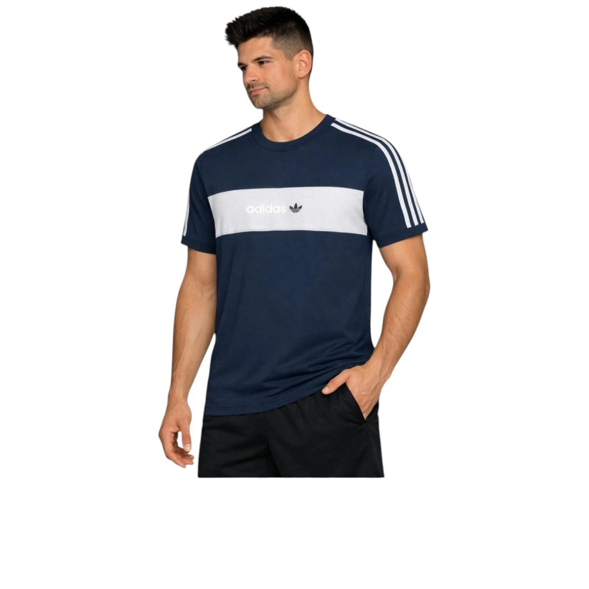 Adidas Hamburg T-Shirt Blue/Grey