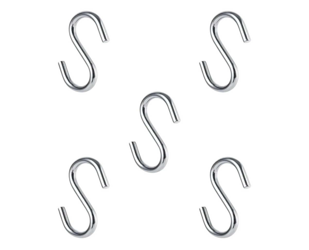 Small S Hooks - Pack of 5