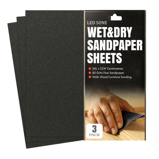 Wet and Dry Sandpaper Sheet Grit 80/100