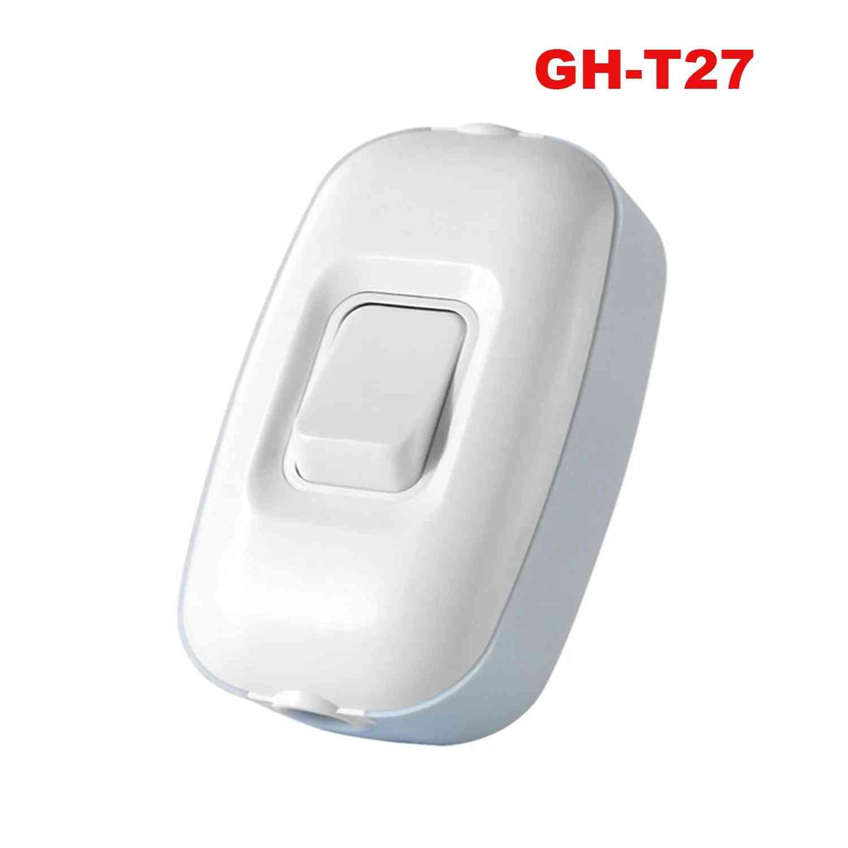 16A 220V Inline Rocker On/Off Switch White