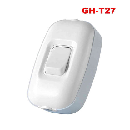 16A 220V Inline Rocker On/Off Switch White