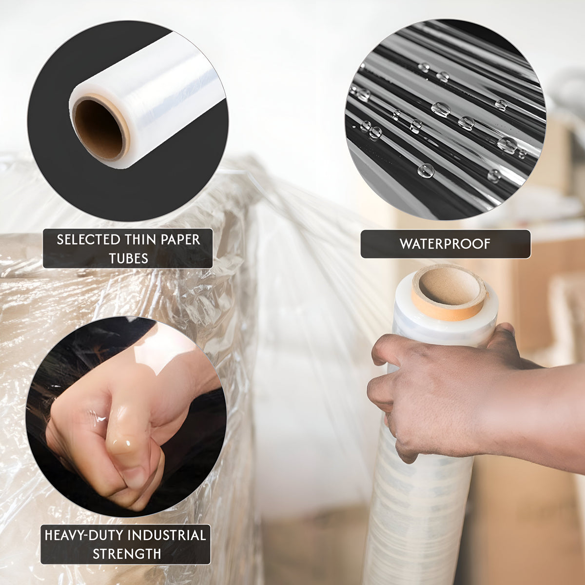 Heavy Duty Waterproof Pallet Wrap