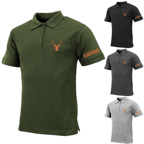 Game Stag Polo Shirt Mens