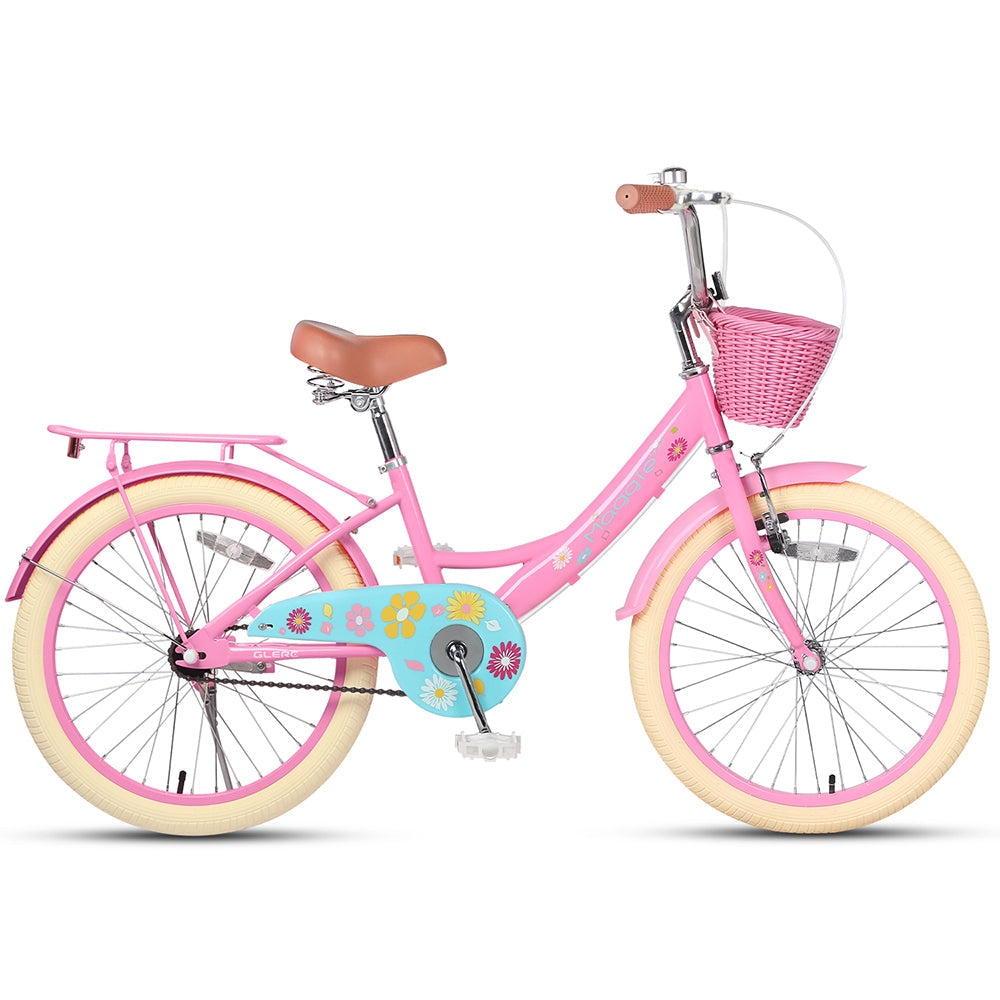 Glerc 20 Inch Kids Bike (with rear rack) - 5 Colour Options