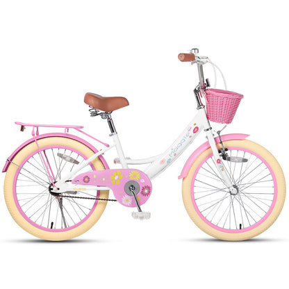 Glerc 20 Inch Kids Bike (with rear rack) - 5 Colour Options