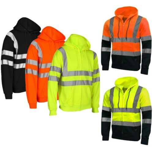 Hi Vis Zip Hoodie HV311