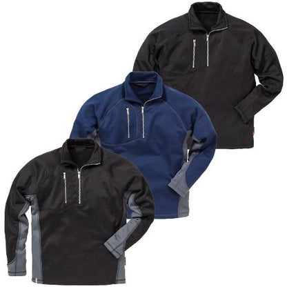 Mens Half Zip Sweatshirt Water Repellent
