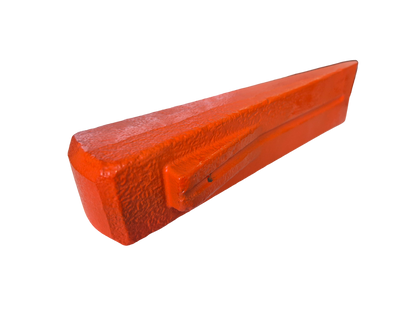 Red Spiked Steel Log Splitting Wedge - 2.3kg
