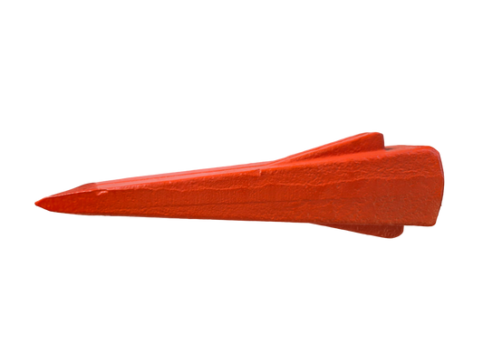 Red Spiked Steel Log Splitting Wedge - 2.3kg