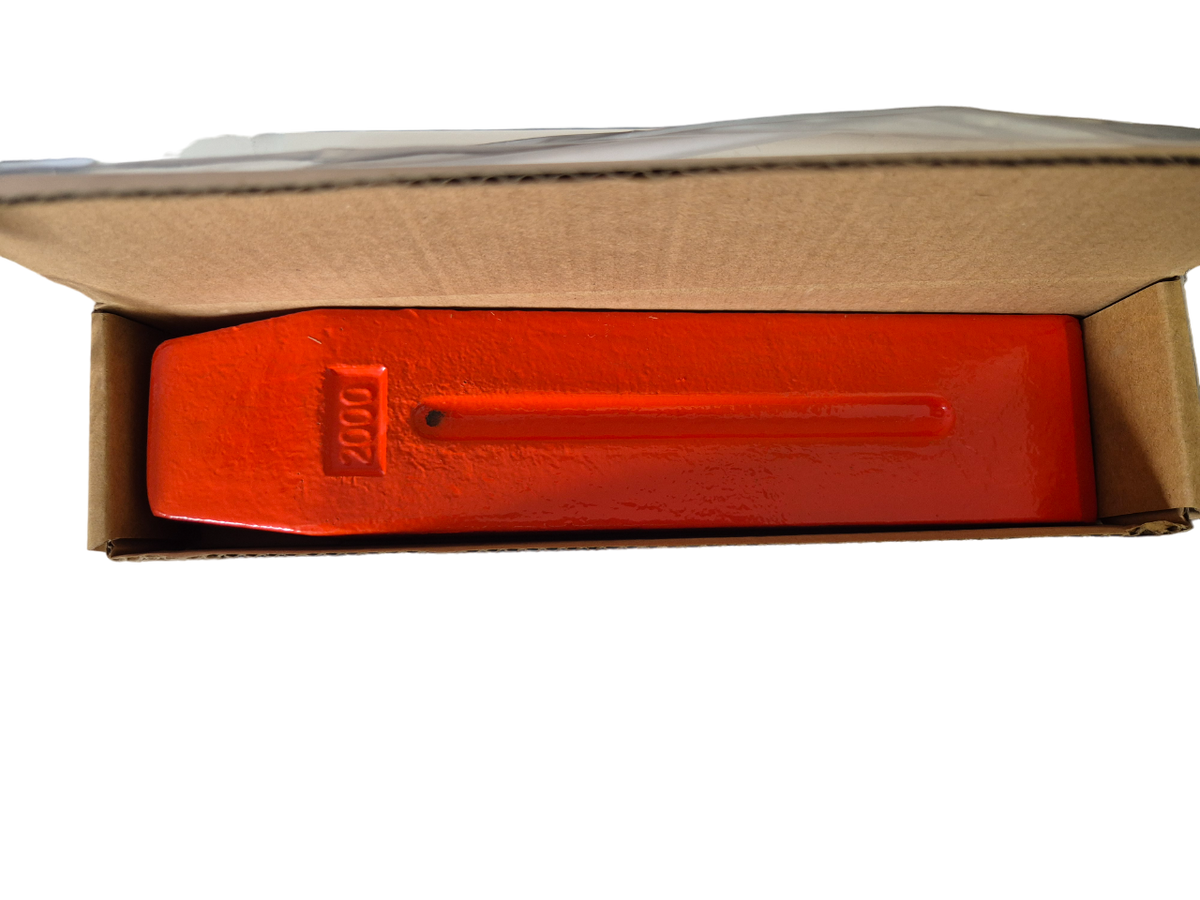 Red Steel Log Splitting Wedge, 2kg