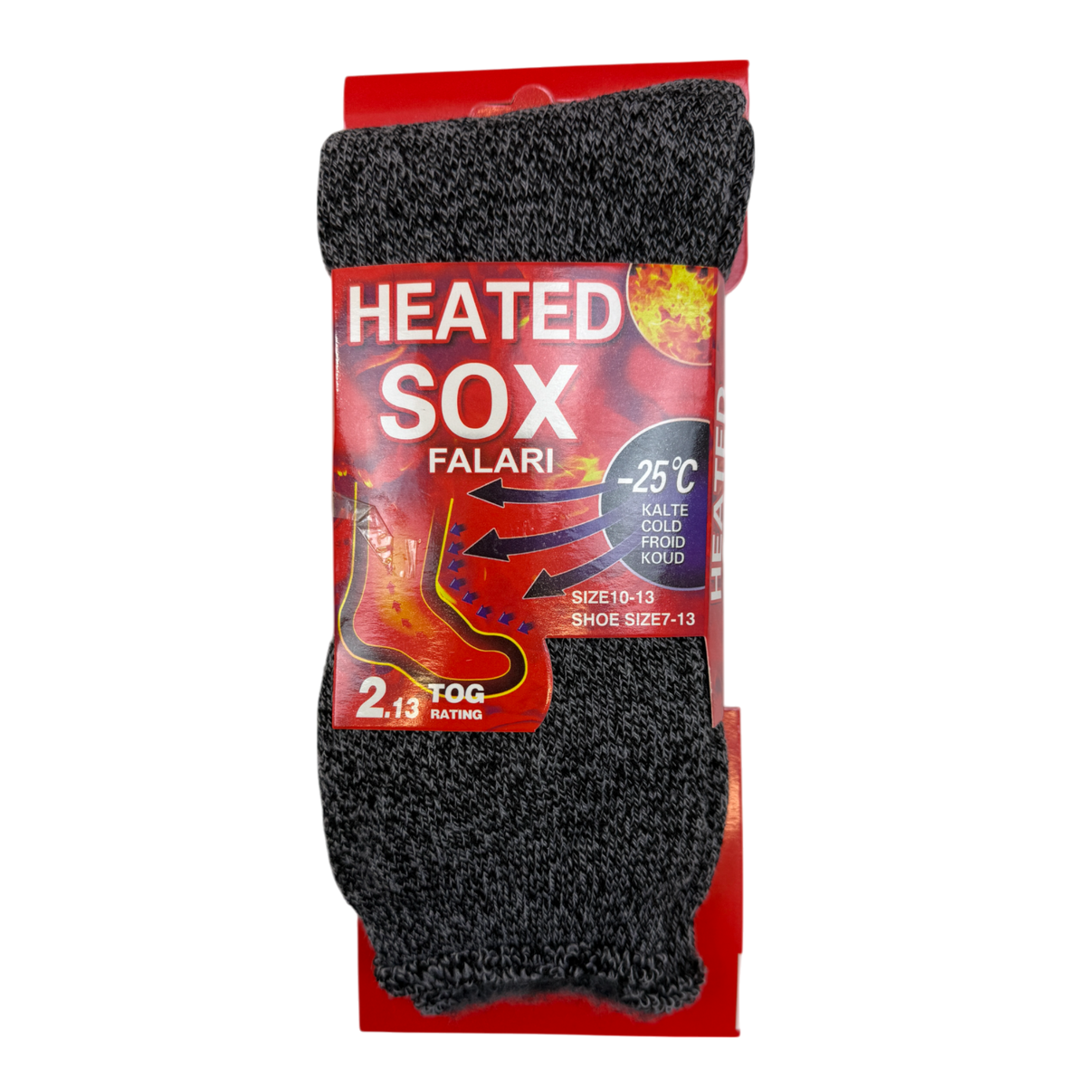 Mens Heated Thermal Socks - Pack of 3